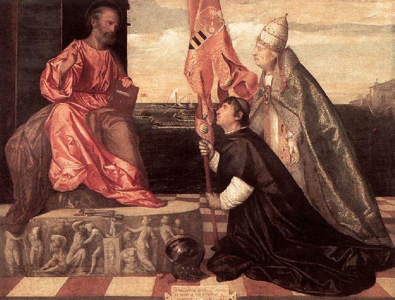 TIZIANO Vecellio Pope Alexander IV Presenting Jacopo Pesaro to St Peter nwt